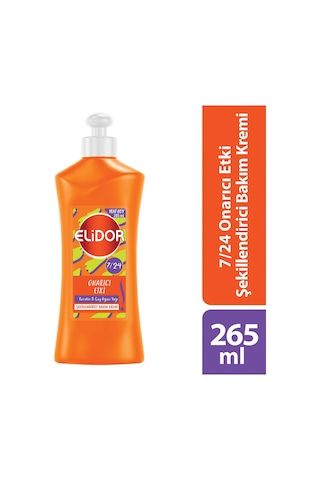 Elidor 7/24 Onarıcı Etki Şekillendirici Bakım Kremi 265 ML