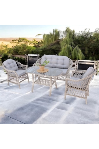 Eterna X Rehome İkili Rattan Bahçe Oturma Grubu 707