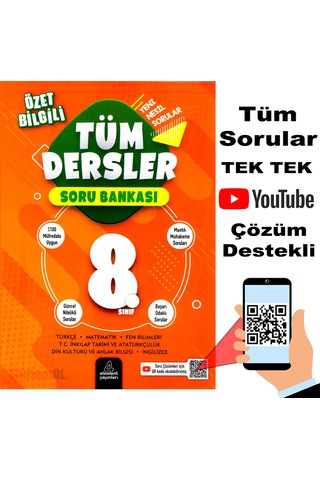8.Sınıf Tüm Dersler Soru Bankası - 4Element Yayınları