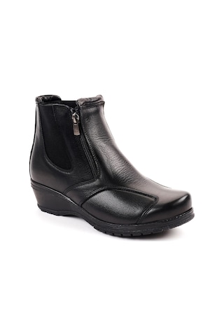 Forelli DUDE 25652-K Kadın Kışlık Deri Comfort Bot Siyah Forelli DUDE 25652-K Kadın Kışlık Deri Comfort Bot Siyah