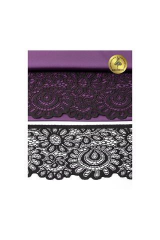 Kruzhevo El İşi Ve Dikiş İçin Elastik Dantelli Tül 90 Mm 25 M 160890312