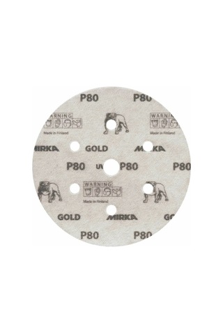 Gold 150 Mm Cırt 7 Delikli Zımpara P220 100'li Paket