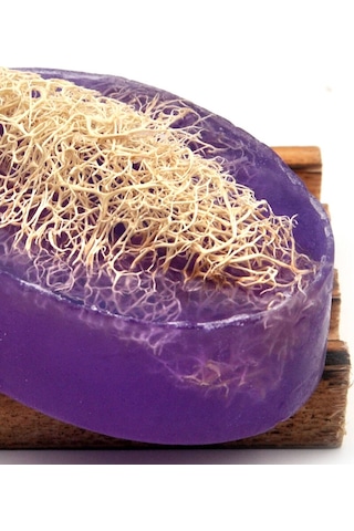 Kabak Lifli El Yapımı Doğal Lavanta Yağı Sabunu 120 G