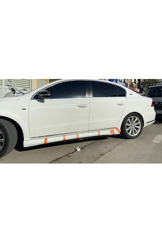 Volkswagen Passat B7 Yan Marşpiyel 2011-2014 Mat Siyah Plastik