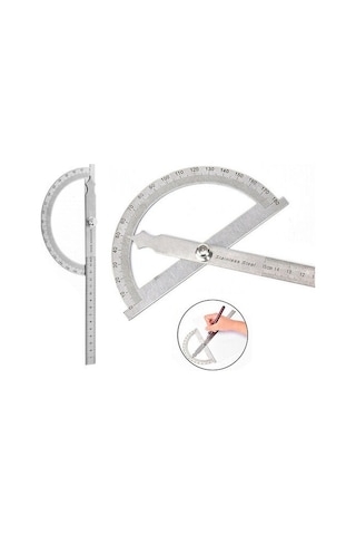 Venoa Açılı Gönye 0-180 Dereceli 80x120 Mm
