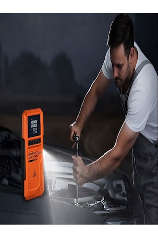 Çantalı 10000mah 150psı Akü Takviyeli Oto Bisiklet Motosiklet Hava Kompresörü Lastik Şişirme Pompası Turuncu