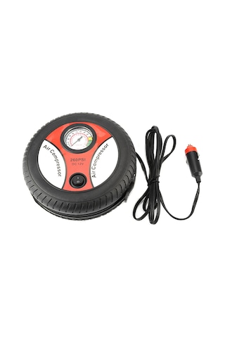 Tenfowee 12v Elektrikli Araç Hava Pompa Yüksek Basınçlı, Görsel Lastik Basıncı Ölçer, 2.4m Kablolu, Araç-motosiklet-bisiklet İçin Taşınabilir Hızlı Şişirme