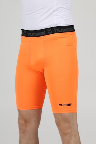 Hummel Undear Kısa Tayt Neon Turuncu