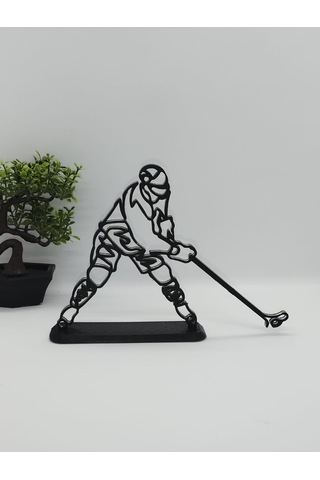 Hokey Masa Dekor Hediye Fikri Sanat Heykeli