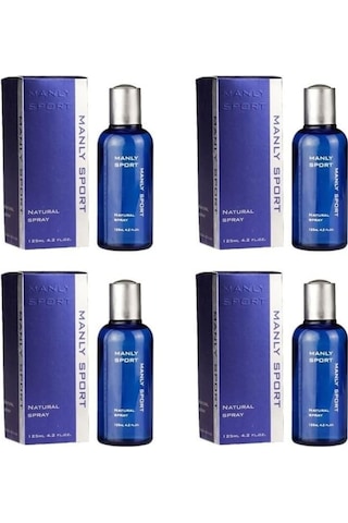 Morfose Manly Sport Erkek Parfüm EDC 125 ML x 4