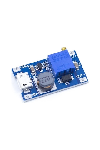 Mt3608 2a Dc-dc Voltaj Yükseltici Güç Modülü - Micro Usb Çıkış