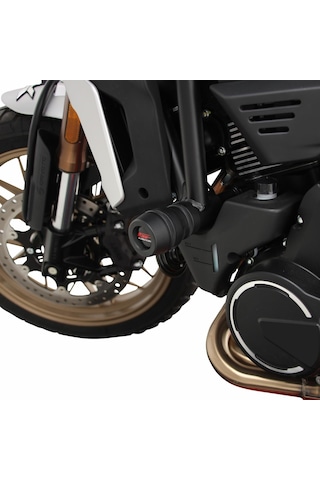 GP Kompozit  CF Moto 700 CL-X 2022-2024 Uyumlu Motor Koruma Takozu Siyah