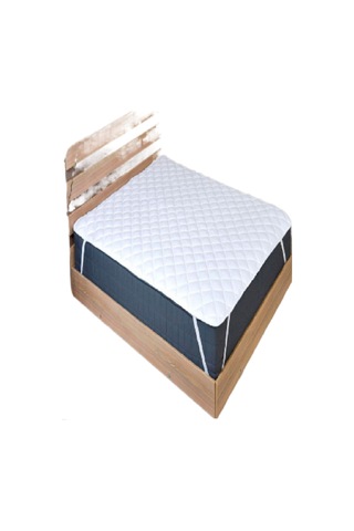 Divanev Kapitoneli Sıvı Geçirmez Alez 90x190 Cm Tek Kişilik Köşe Lastikli Beyaz