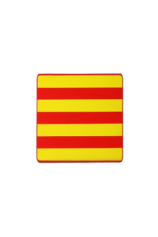Sarı-kırmızı Kaydırmaz Tabanlı Mat Mouse Pad 32x24cm - Fc1068