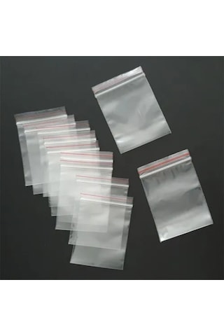 Kilitli Torba 5x5 Cm 2000 Adet Kilitli Buzdolabı Poşeti Şeffaf Kilitli Poşet Kilitli Saklama Poşeti