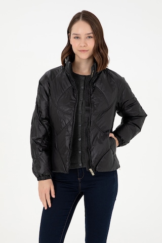 U.s. Polo Assn. Kadın Siyah Mont 50289589-vr046 Siyah