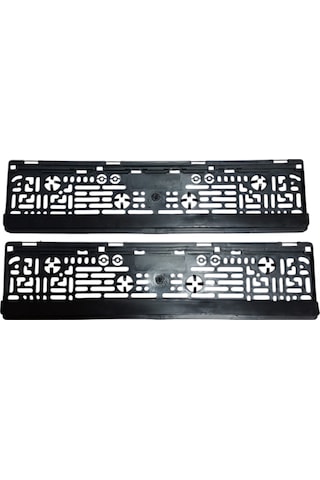 Nissan Qashqai Uyumlu Oto Plakalık 2'li Set Kolay Montaj