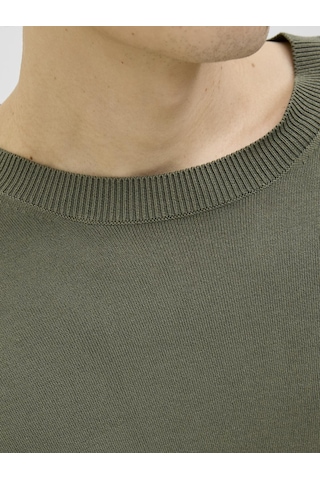 Jack & Jones Erkek Bisiklet Yaka Triko - William - 12275451 Four Leaf Clover