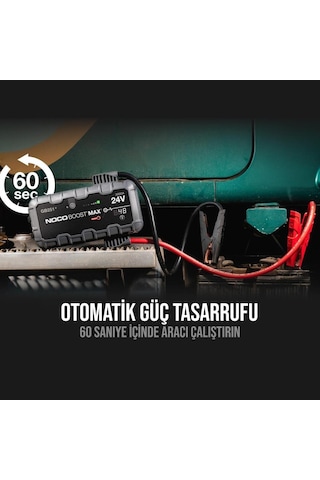 Noco Genius GB251 24 V 3000 A Ultrasafe Lityum Akü Takviye + Powerbank + Led Lamba