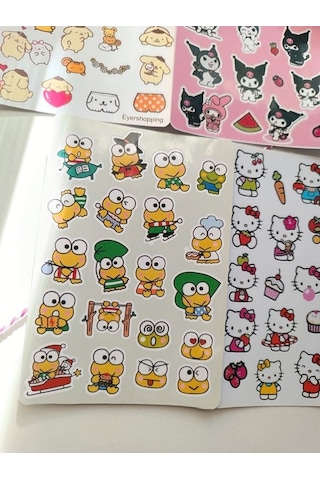 Sanrio Hello Kitty 88 Adet Etiket Sticker Set