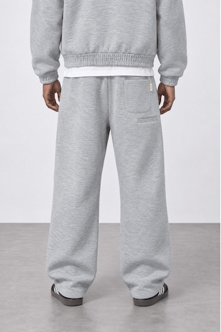 Respire Erkek Cep Detaylı Panda Baggy Eşofman Altı Gri Melanj