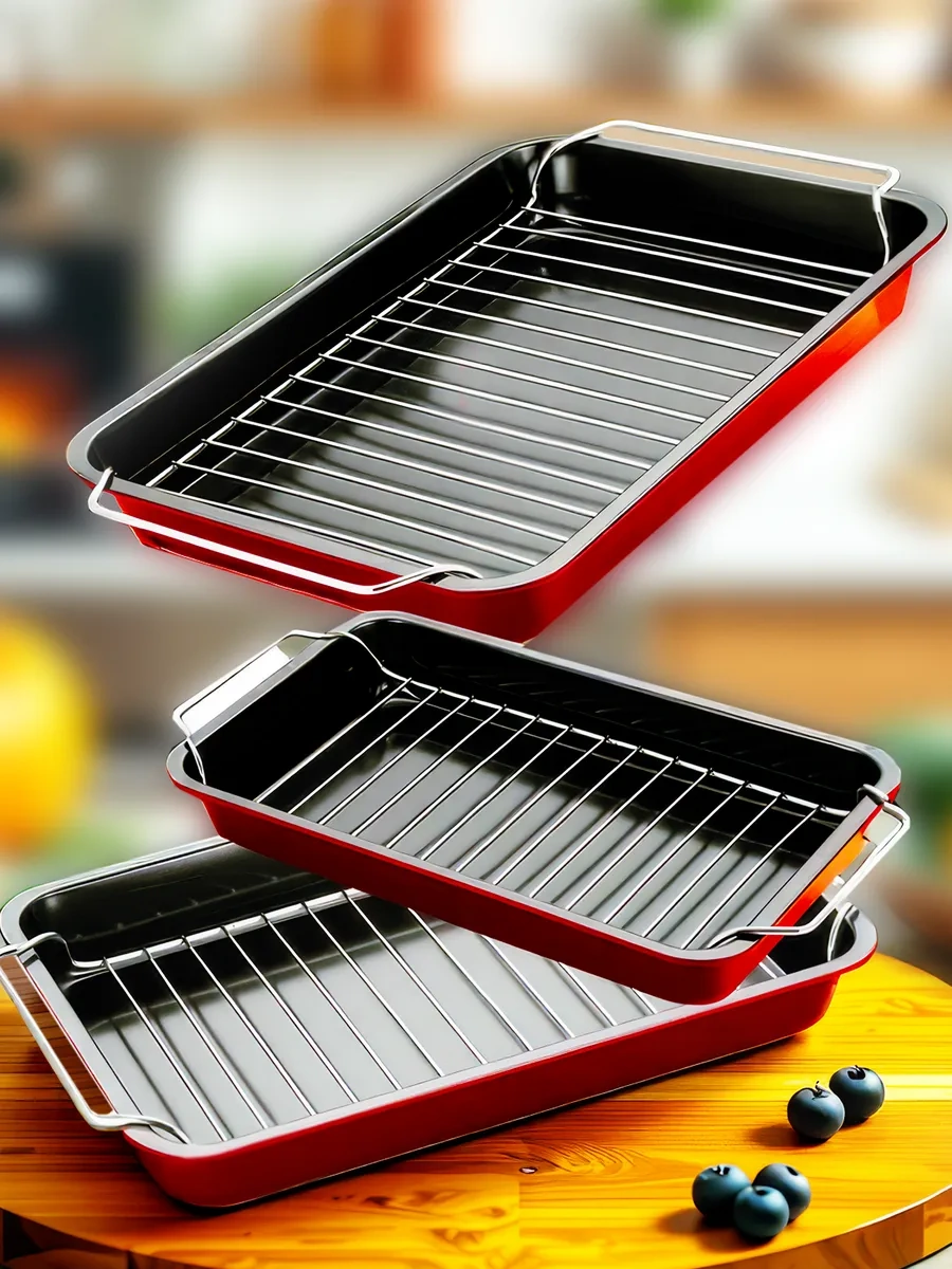 Supretto Fırın Tepsileri Seti 336741331 Siyah