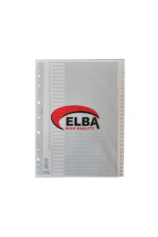 Bafix Seperatör 1-31 Rakamlı Karton A4 10 Lu Paket Bafix Seperatör 1-31 Rakamlı Karton A4 10 Lu Paket