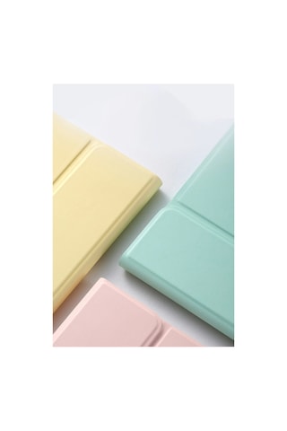 Apple iPad Uyumlu Pro 11 2022 Kılıf Kc01 Smart Klavyeli Tablet Kılıfı - Pembe Diğer