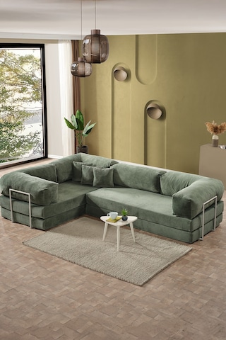 Legom Lucas Aktivite Koltuğu Yatak Olabilen Çok Amaçlı Kanepe L Koltuk Yeşil Yeşil