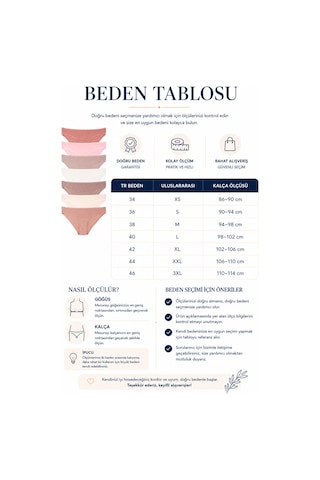 Sebatingo Kadın Külot Bikini Pamuklu Soft Renkli 7 Li Paket