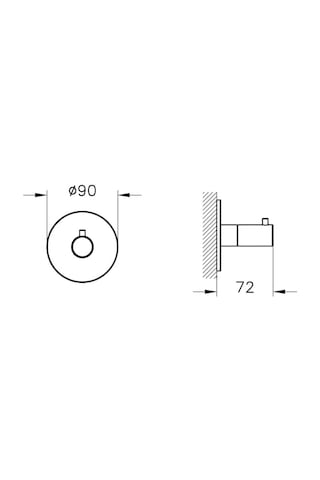VitrA Origin A4285934 Ankastre 3 Yollu Yönlendirici, Sıva Üstü Grubu, Fırçalı Nikel