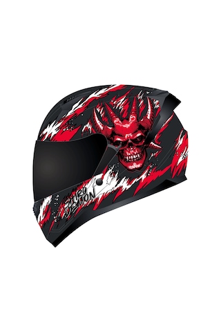 Shıro 5061 Kask Ff Blaster Demon 2xl Gözlüklü Renkli