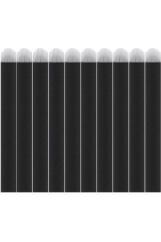 Ellea Nail Kalıcı Makyaj 12 Pin Microblading İğnesi 12U 10'Lu Pak