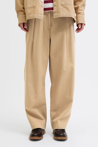 Jack & Jones Kadın Jxmaddy Pantolon Kahverengi