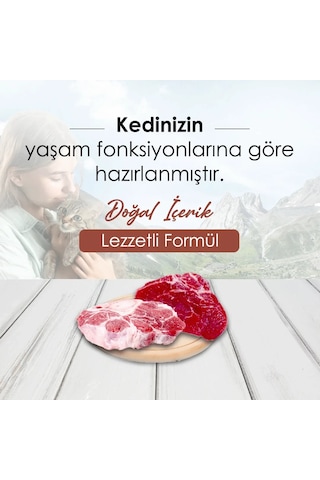 Bonnie Sığır Etli Yetişkin Kedi Maması 10 KG