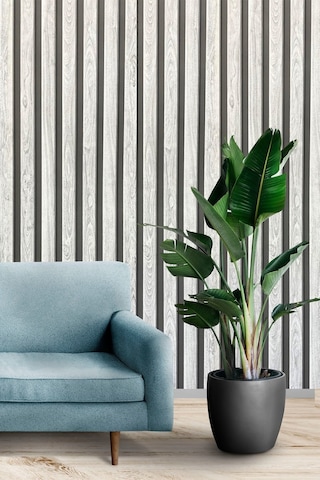 Zümrüt Exclusive Lambri Desenli Duvar Kağıdı 7620