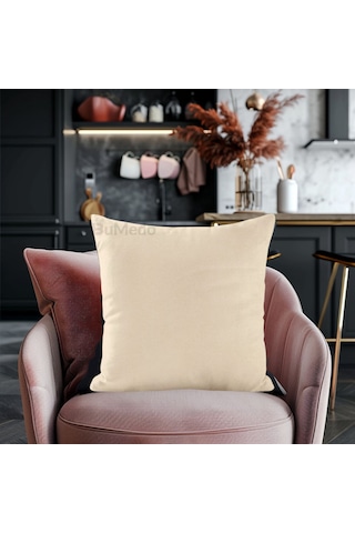 Dekoratif 4'lü Kırlent Yastık Kılıfı Seti - 42 X 42 Cm - Sarı