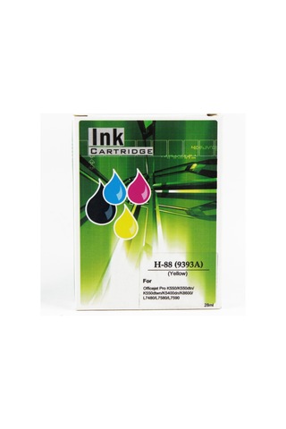 Uyumlu İnk For Hp C9393a H88 Sarı İnk Kartuş 28ml