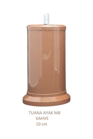 Tuana Ayak 10 cm M8 Cıvatalı Kahve