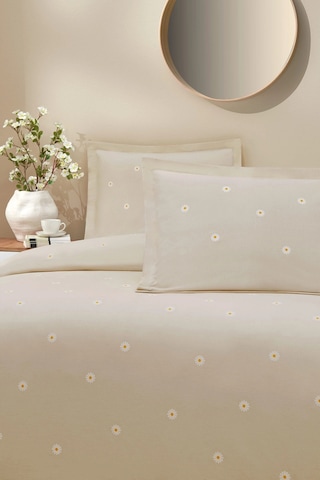 Özdilek Çift Kişilik Ranforce Nev Takımı Daisy Pure Bej Çok Renkli
