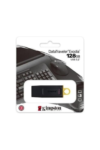 Kingston Datatraveler 128gb Usb Flash Bellek