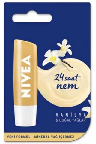 Nivea Lip Care Vanilyalı Dudak Nemlendirici Lipstick 5.5 ML x 2