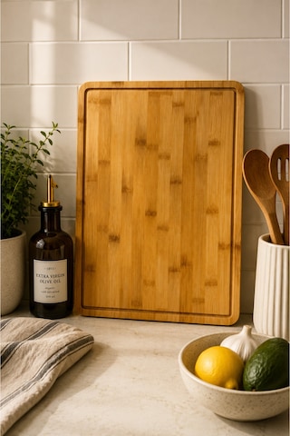 Cutler - Bambu Kesme Tahtası 39 Cm Bambu