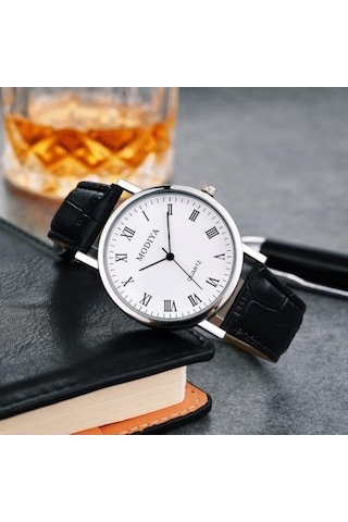 Yingfu Kahverengi Erkekler Saatler Analog Rahat Kuvars İzle Kol Saati, Arkadaşına Hediye Baba C Kahverengi