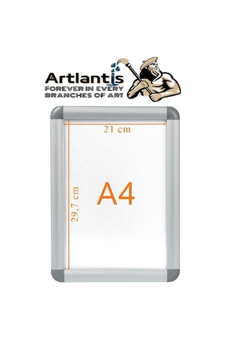 Tak Çıkar Rondo Çerçeve A4 21x30 Cm 1 Adet Açılır Kapanır Çerçeve Aç Kapa Çerçeve A4 Afiş Çercevesi