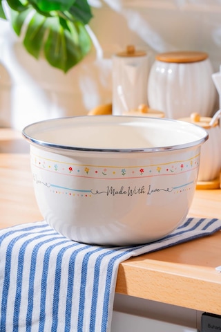 Made With Love Emaye Karıştırma Kabı - 22 Cm