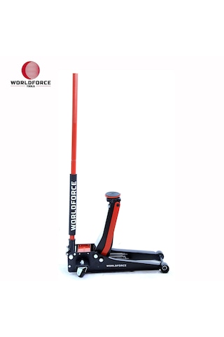 Worldforce 11101 Hidrolik Kriko 3 Ton Düşük Profil Çift Piston F1 Garaj Tipi Araç Krikosu