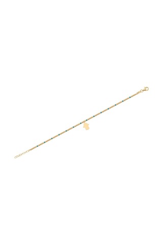 Diamond Line - Gülaylar - Sarı Altın 14 Ayar Toplu Bileklik Standart N11.21783 Sarı Altın