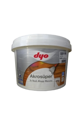Akrosüper Ahşap Macunu 4 Kg