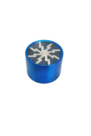 Mavi Renk 63 MM Grinder Alloy Herbal Öğütücüsü Parçalayıcı  Pt55